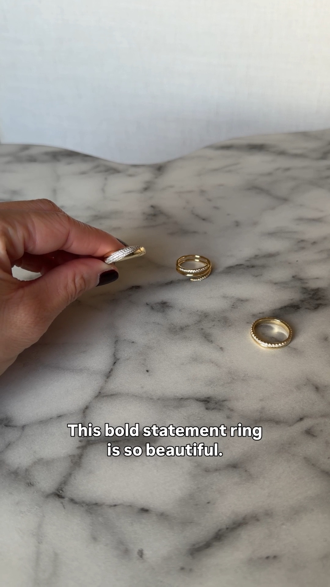 Jewelry is my love language ✨ I love a ring stack. The bold statement ring is so beautiful. The triple claw ring is favorite staple that I am guilty of owning in silver too. I added a simple ring to my stack that of course has some shimmer. These pieces are perfect for everyday wear. Treat yourself and your bestie. Grab the jewelry on sale now for 25% off.

Jewlery, sale, The Stylizt 



#LTKootd #LTKgrwm #LTKSaleAlert