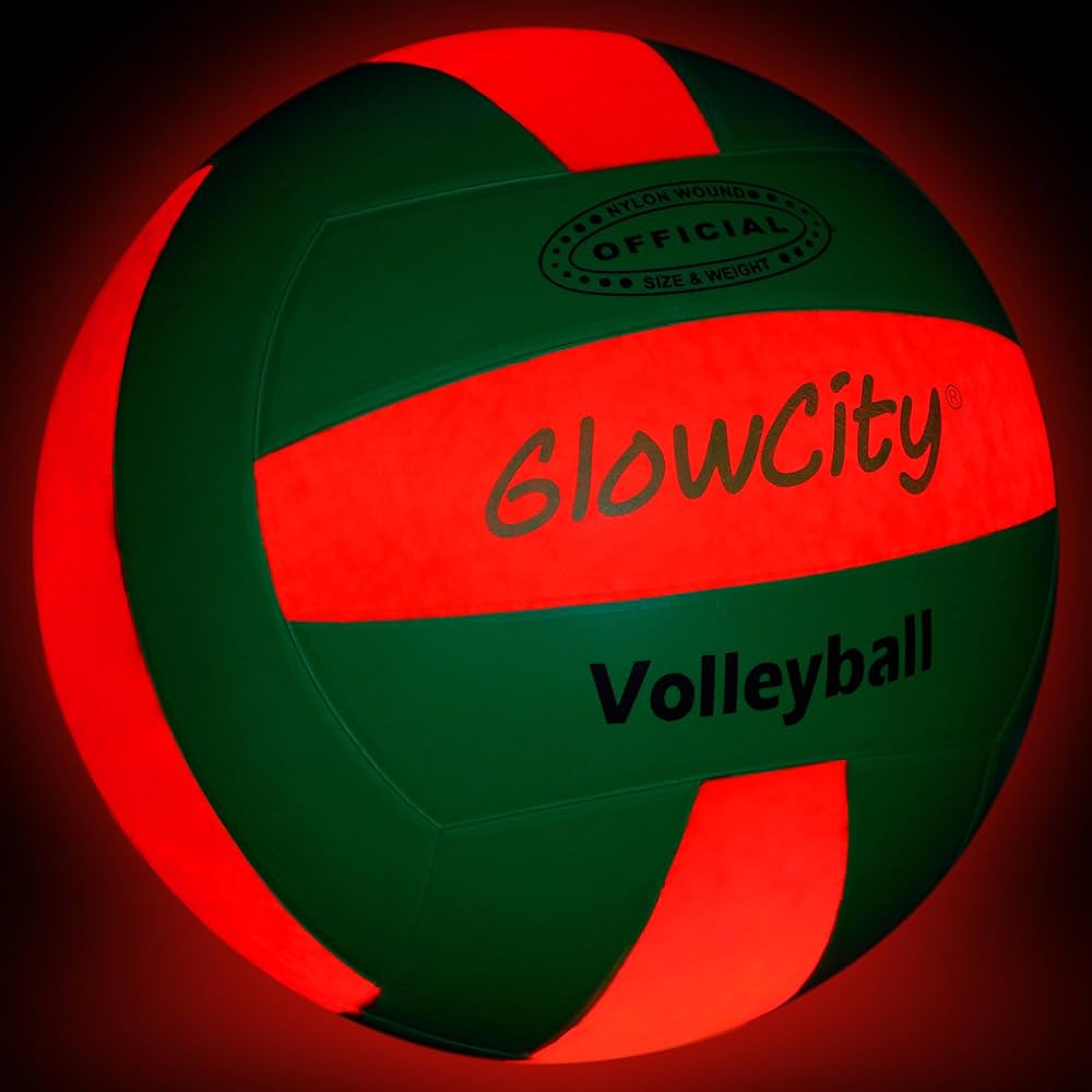 GlowCity Glow in The Dark Volleyball - Light Up Volleyballs | Amazon (US)