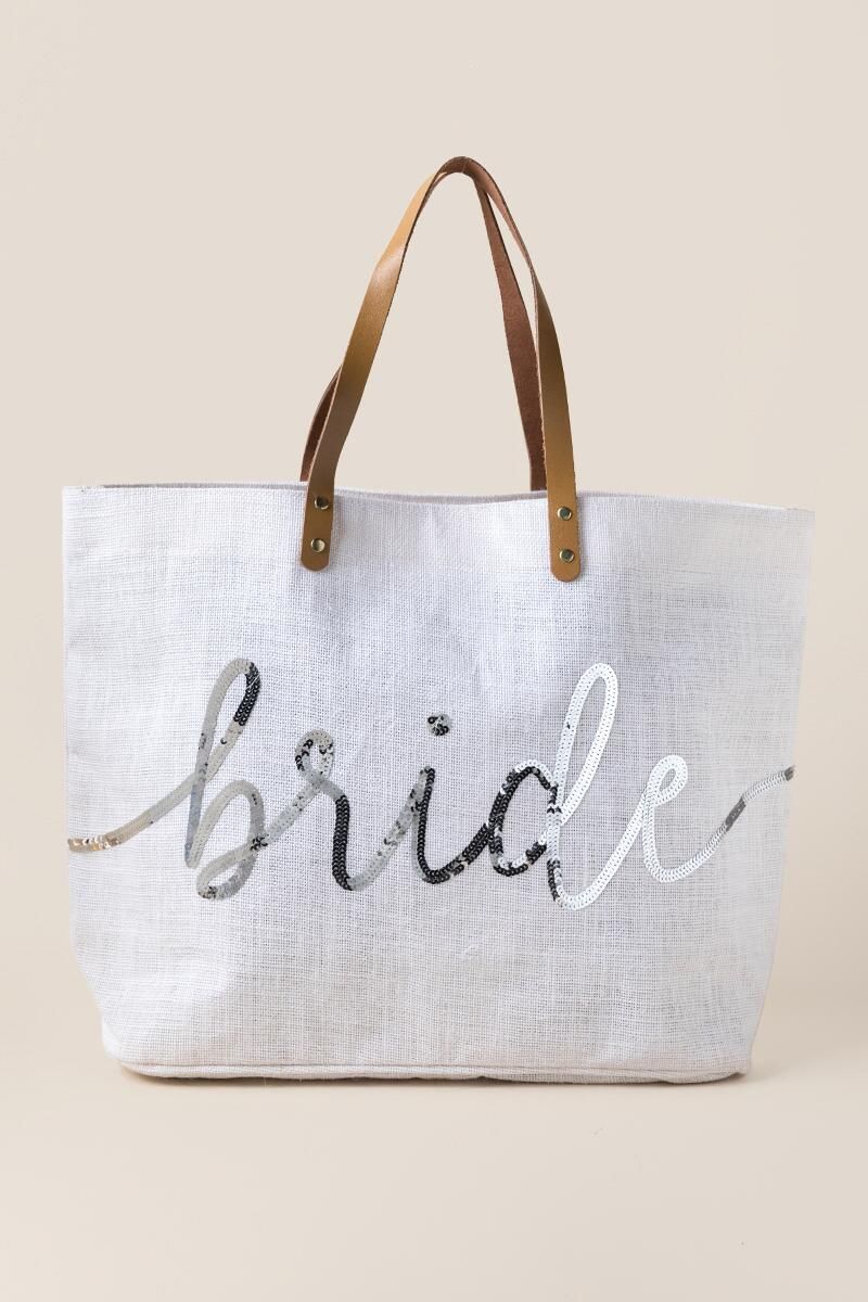 Sequin Bride Tote | Francesca’s Collections