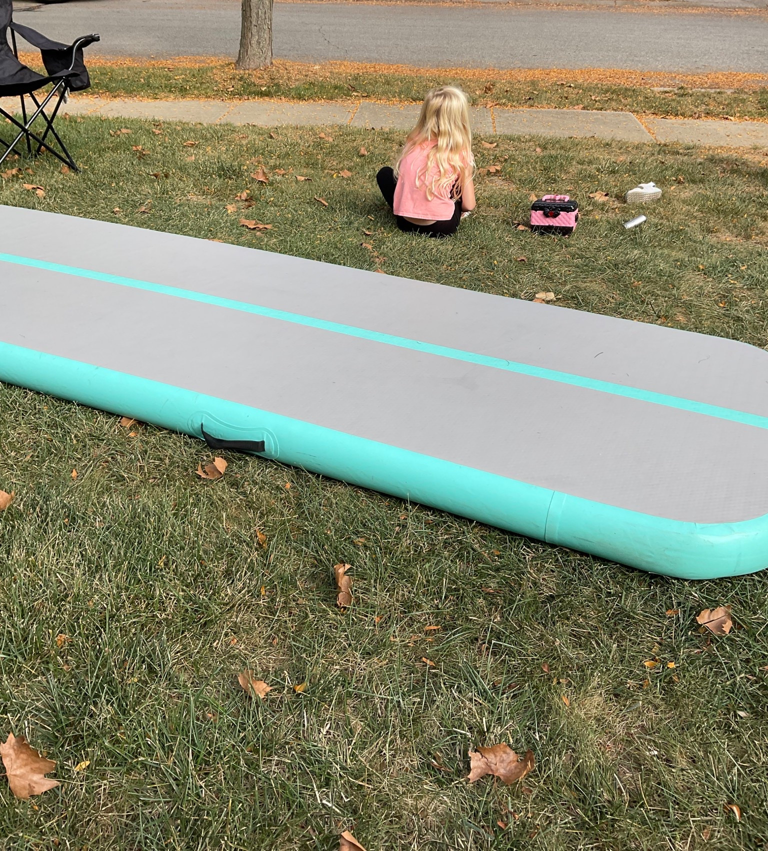 This gymnastics mat was a Christmas gift last year and it gets a lot of run both inside and outside. Great gift idea for kids  

#LTKKids #LTKGiftGuide #LTKFamily