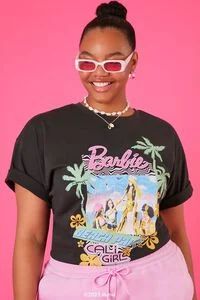 Plus Size Barbie Beach Party Tee | Forever 21 (US)