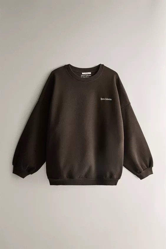 COTTON SPORTS SWEATSHIRT | Zara UK