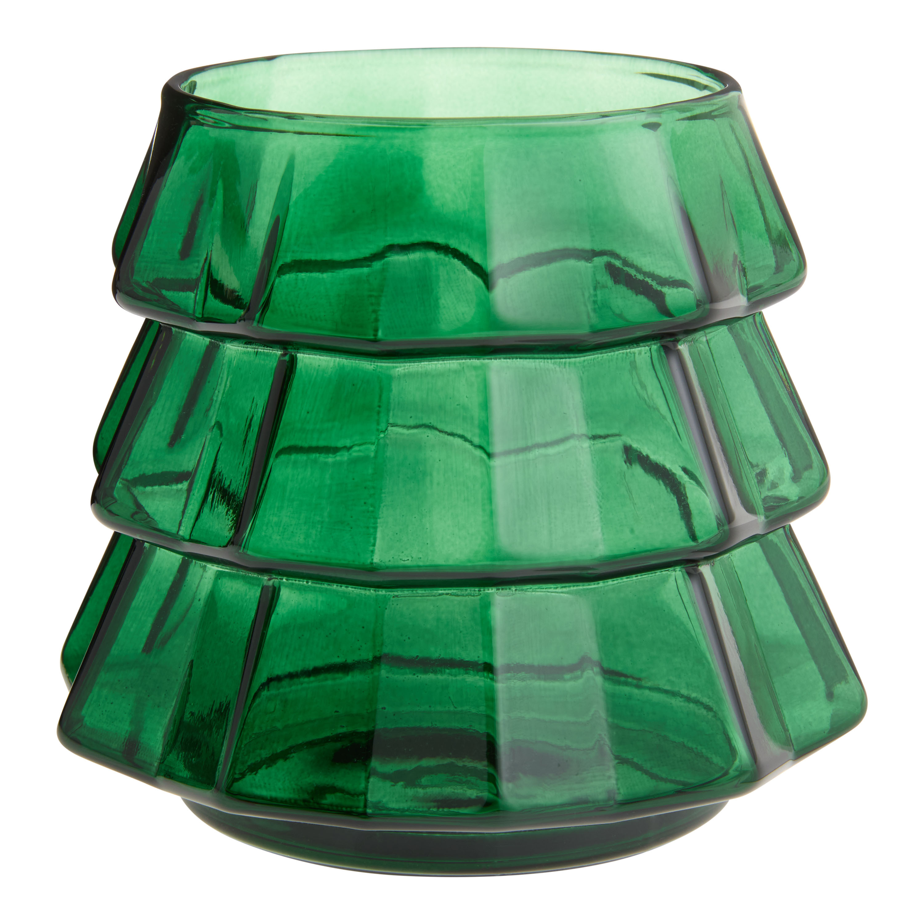 Green Tree Figural Double Old Fashioned Glass | World Market