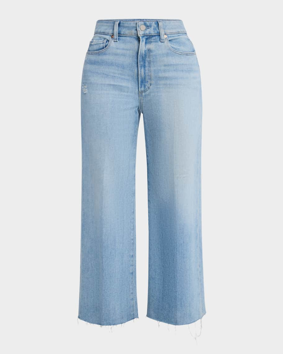 PAIGE Anessa Raw Hem Ankle Jeans | Neiman Marcus