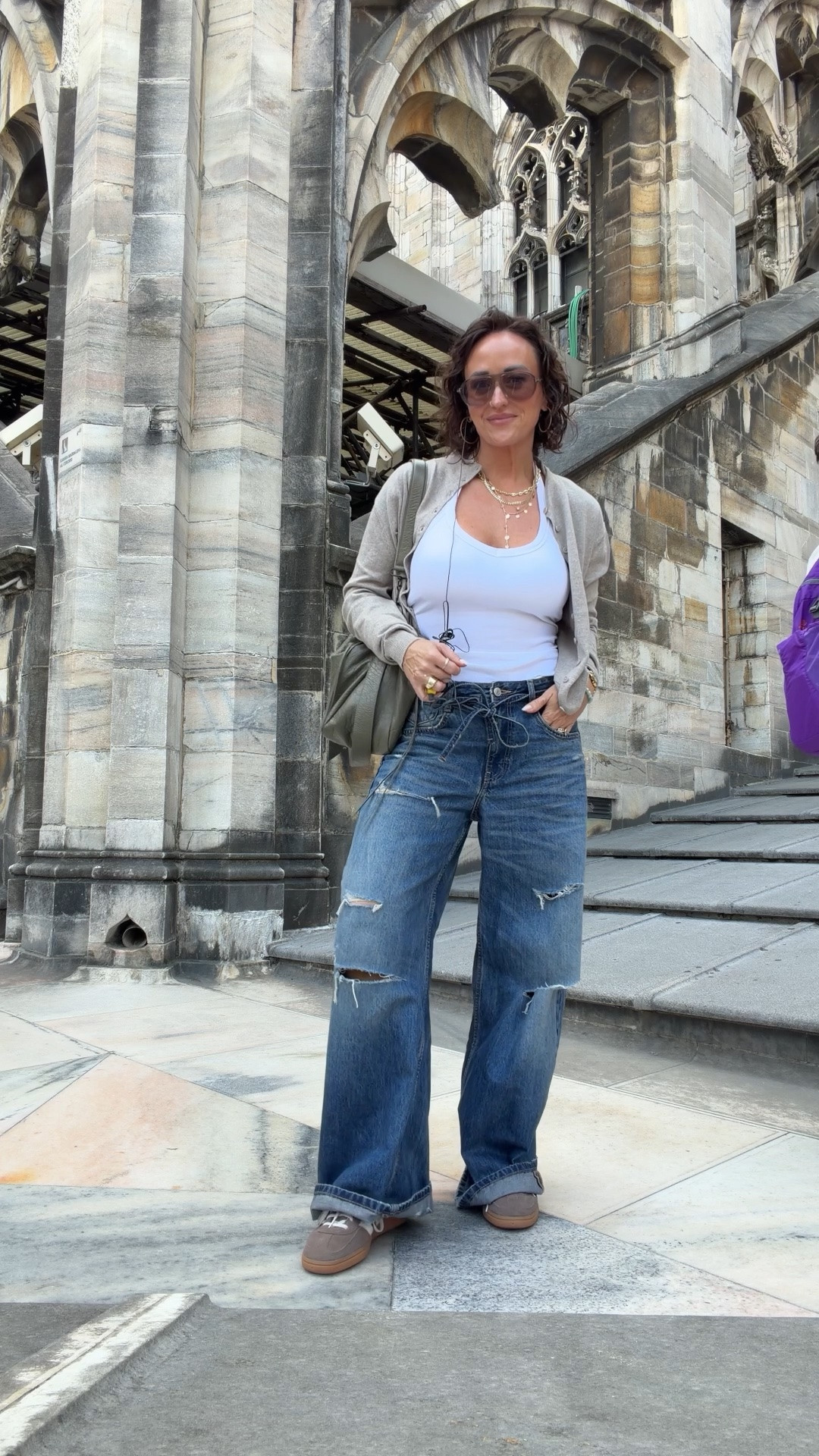 Duomo tour outfit, had to have shoulders covered and no shorts

#LTKootd #LTKdayinmylife #LTKOver40