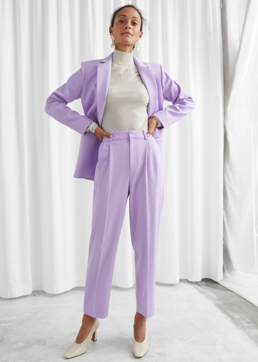 Duo Pleat Tailored Trousers | & Other Stories (EU + UK)