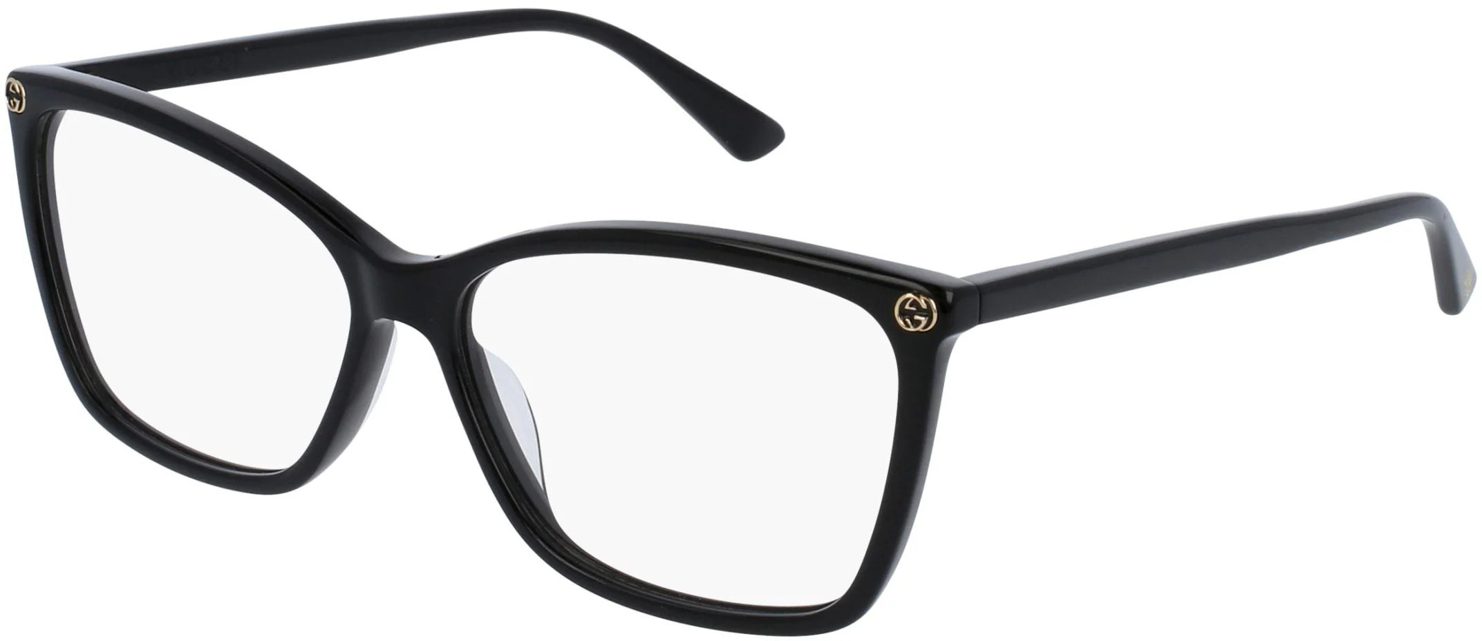 Gucci Sensual Romantic GG0025O Eyeglasses 001 - Black Women Cat Eye | Designer Optics