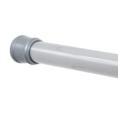 Zenna Home Shower Tension Rod 60 in. L Silver | Target