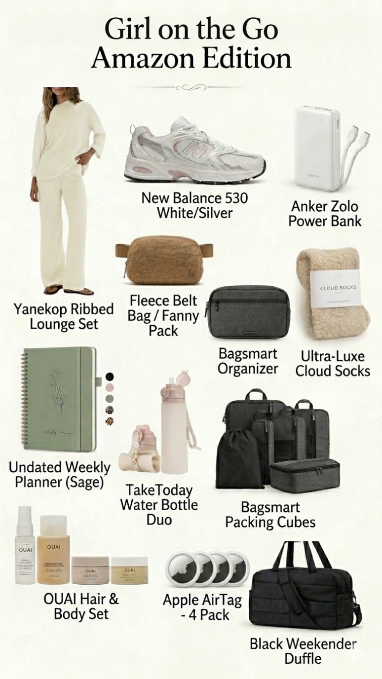 For the girl on the go Amazon edition 🙌😍

#LTKTravel #LTKgrwm #LTKSeasonal