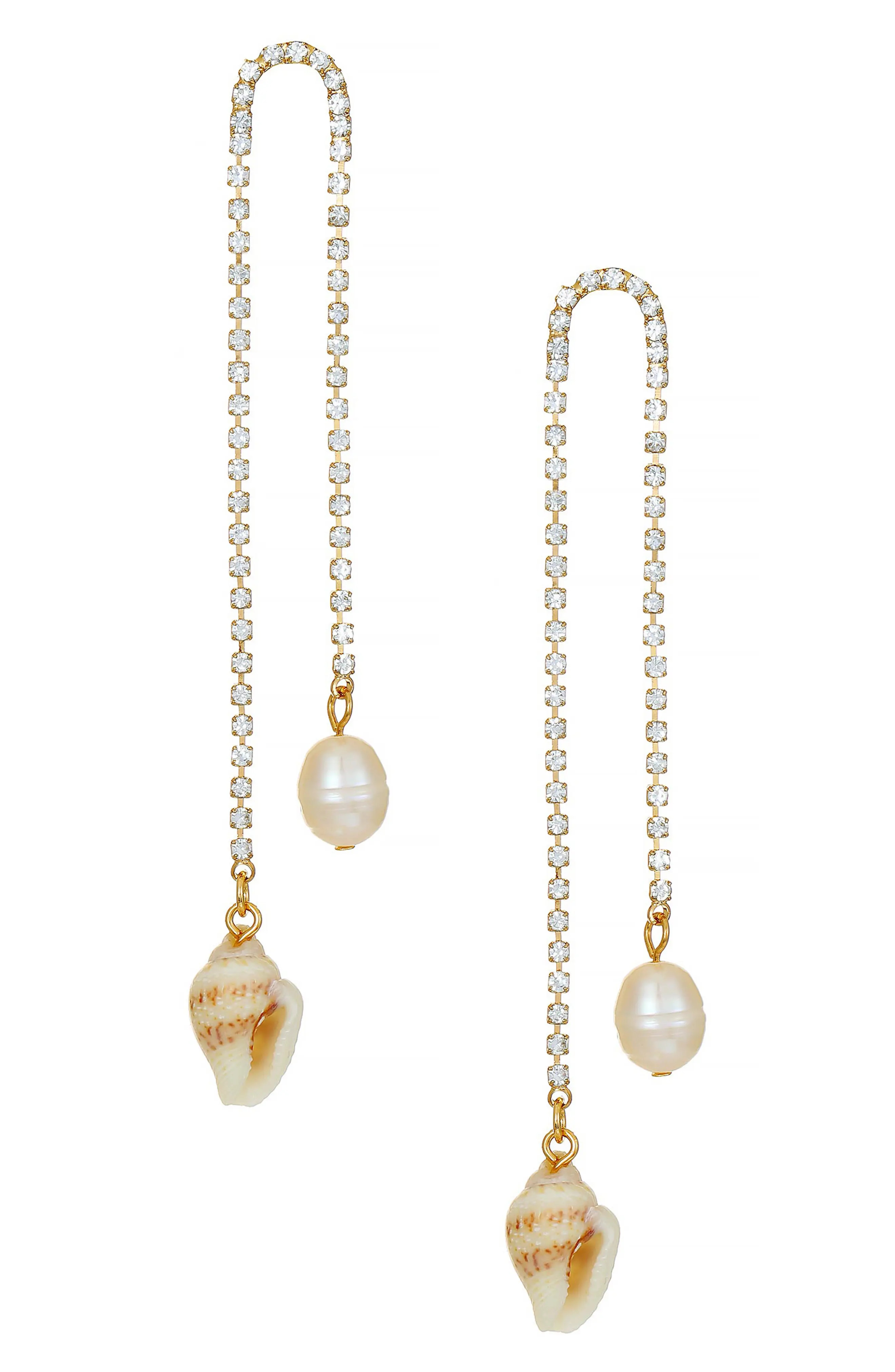 Shell & Freshwater Pearl Drop Earrings (Women) | Nordstrom | Nordstrom