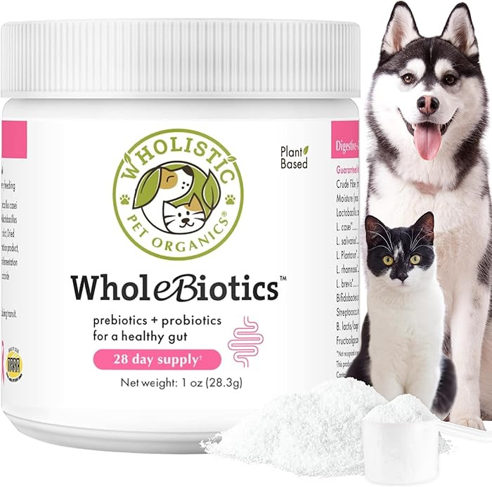 Wholistic Pet Organics WholeBiotics - Daily Dog Probiotics for Digestive Health Support & Immune ... | Amazon (US)