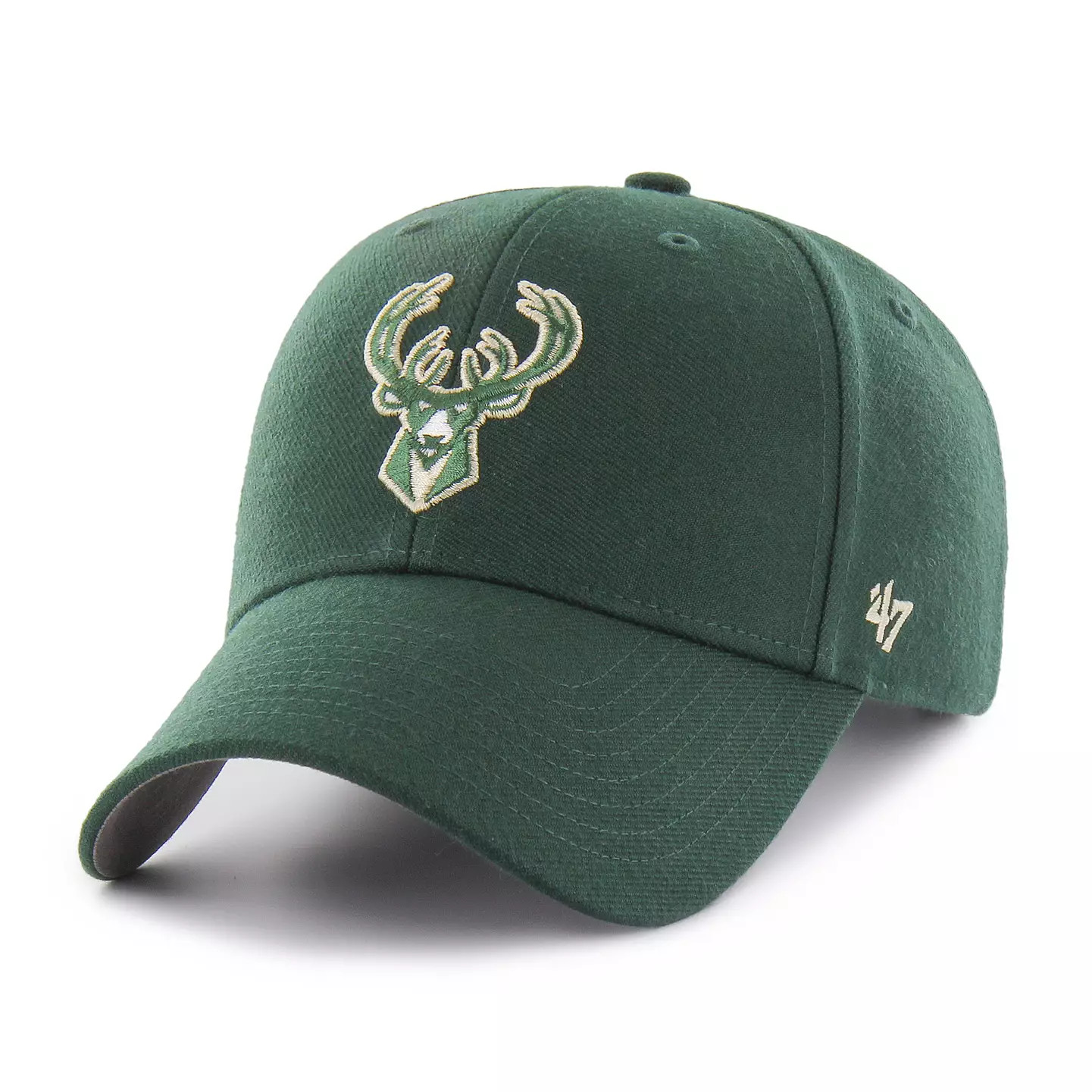 ‘47 Men's Milwaukee Bucks Green MVP Adjustable Hat | DICK'S Sporting Goods