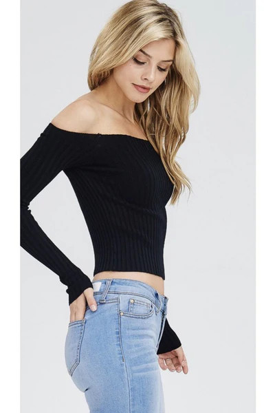 Kelsi Off The Shoulder Top | Indigo Closet 