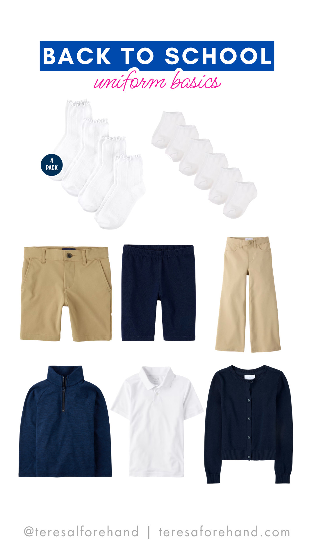Get stocked up on uniform basics early! 

 #LTKmomlife #LTKSeasonal #LTKKids