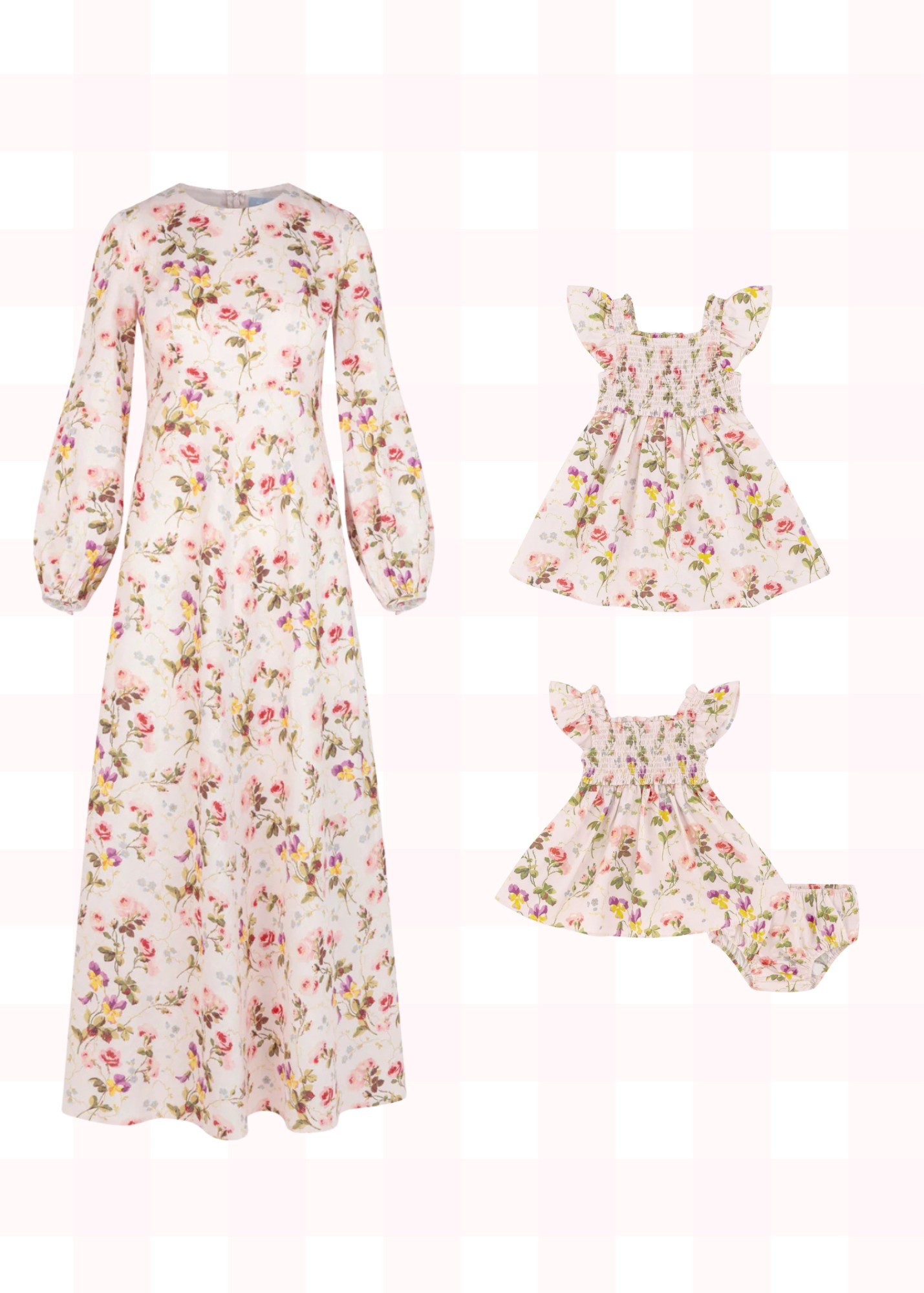 The most elegant, wonderful, forever-to-turn-heads, timeless, feminine dress. Whether for a mommy & me Easter moment, an expectant mother’s baby shower, or a bride’s bridal shower, this dress is one to be worn, cherished, loved and passed on for generations to come. 💕 

#LTKBaby #LTKSeasonal #LTKKids