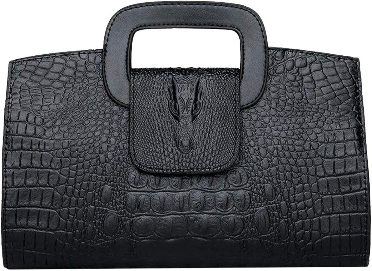 ZLMBAGUS Women Vintage Flap Tote Top Handle Satchel Handbags PU Leather Clutch Purse Shoulder Bag | Amazon (US)