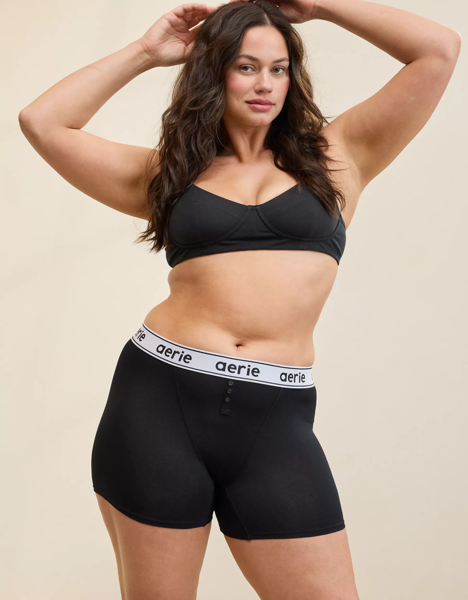 Superchill Cotton High Waisted Logo Boxer Underwear | American Eagle Outfitters (US & CA)