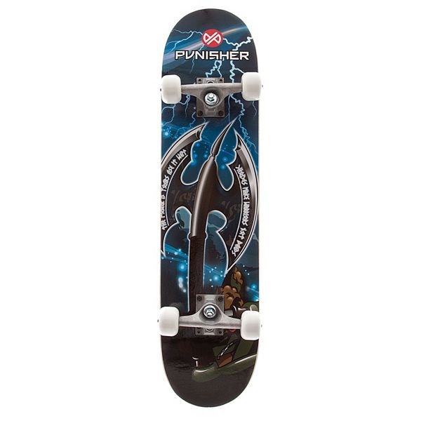 Punisher Skateboards Warrior 31-in. ABEC-7 Complete Skateboard | Kohl's