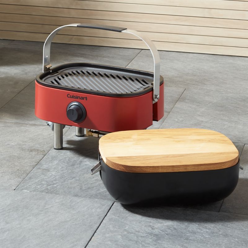 Cuisinart Venture Mini Portable Tabletop Gas Outdoor Grill + Reviews | Crate & Barrel | Crate & Barrel
