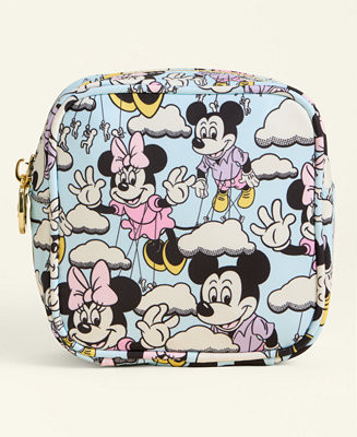 Disney | Macy's Mickey Mouse & Minnie Mouse Mini Zippered Pouch, Macy's Exclusive | Macy's
