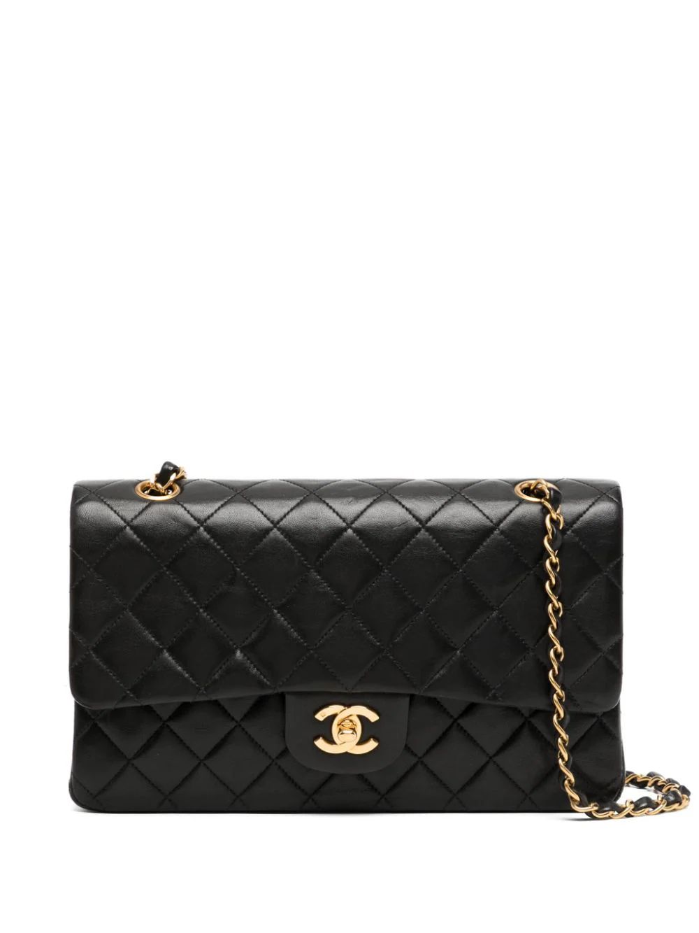 CHANEL Pre-Owned 1996-1997 Double Flap Shoulder Bag - Farfetch | Farfetch Global