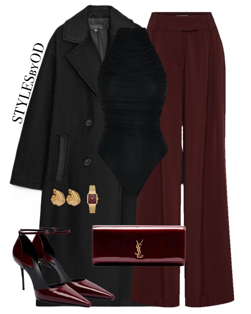 BORDEAUX & BLACK ELEGANCE 🍷🖤
There is something undeniably powerful about the combination of deep burgundy and classic black. This look is my current go-to for an elevated evening out or a high-stakes meeting where you want to radiate "Old Money" confidence.

#LTKstyletip #LTKfashion #oldmoney #luxuryoutfit

#LTKWorkwear #LTKValentine #LTKSeasonal