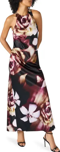 Jaidan Satin Scarf Maxi Dress | Nordstrom