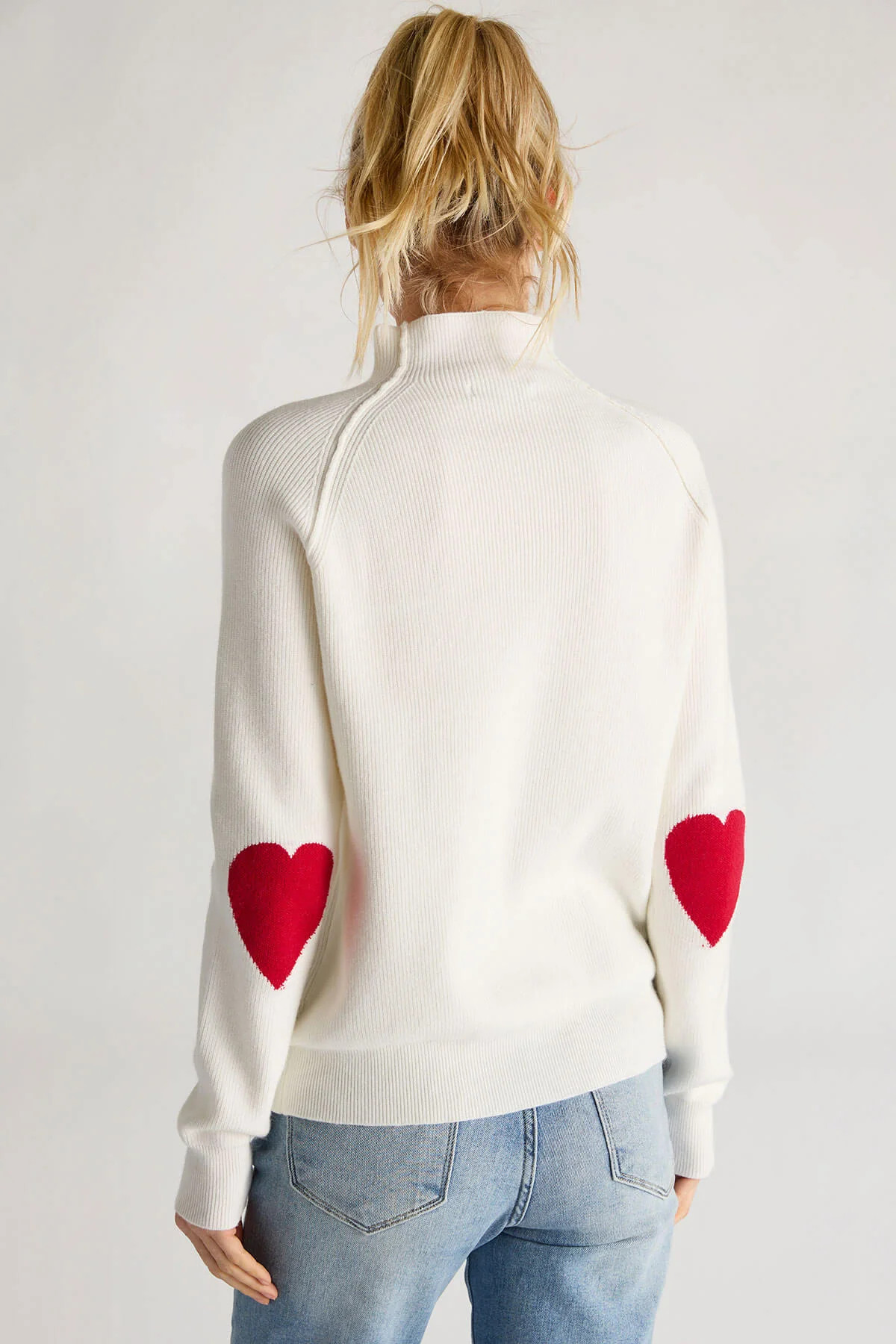Cezele Heart Sleeve Sweater | Social Threads