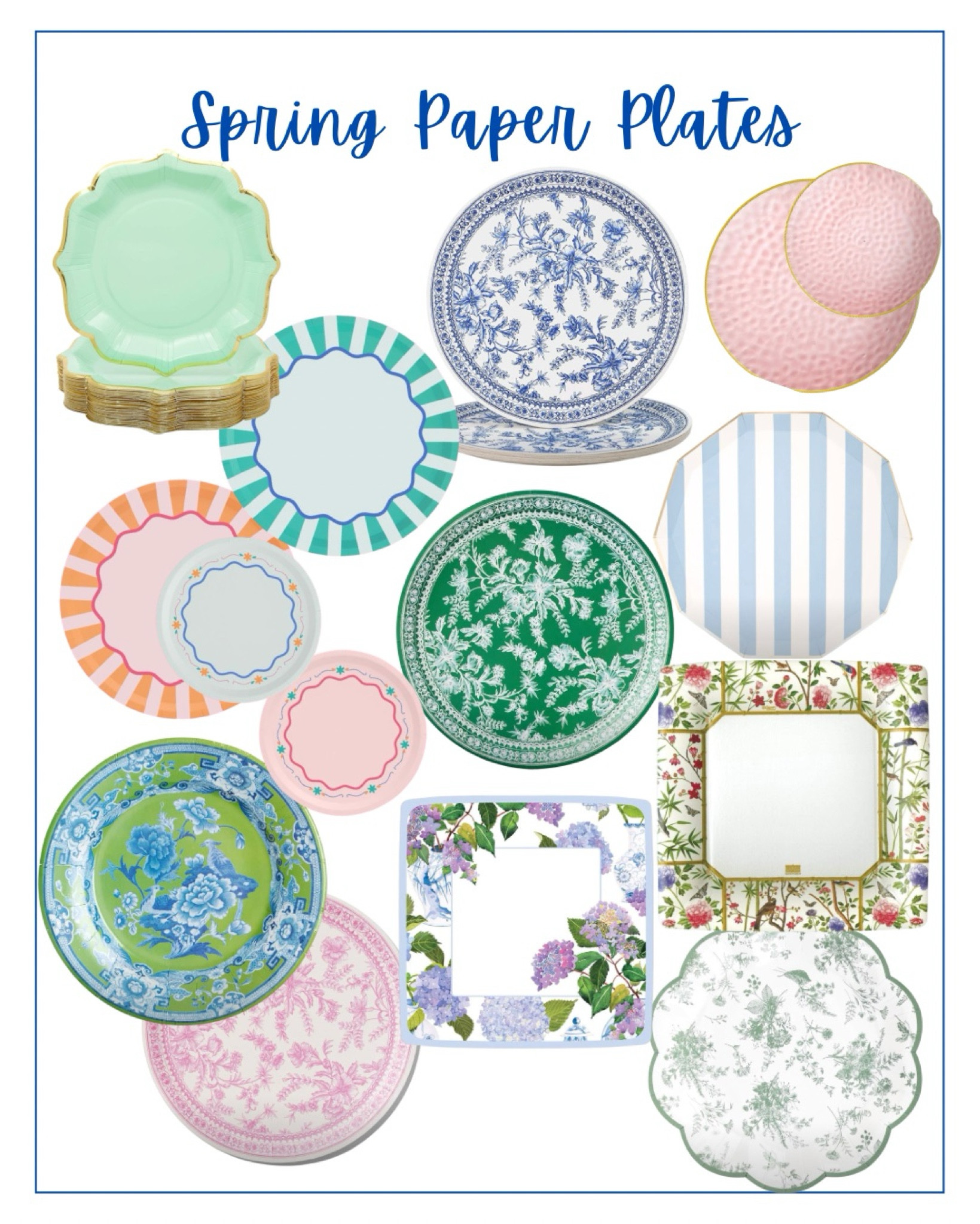Elevate your spring entertaining with beautiful paper plates! 

#LTKFindsUnder50 #LTKHome #LTKSeasonal