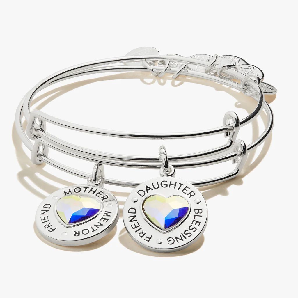 Mother Daughter Charm Bangles, Set of 2 | Alex and Ani