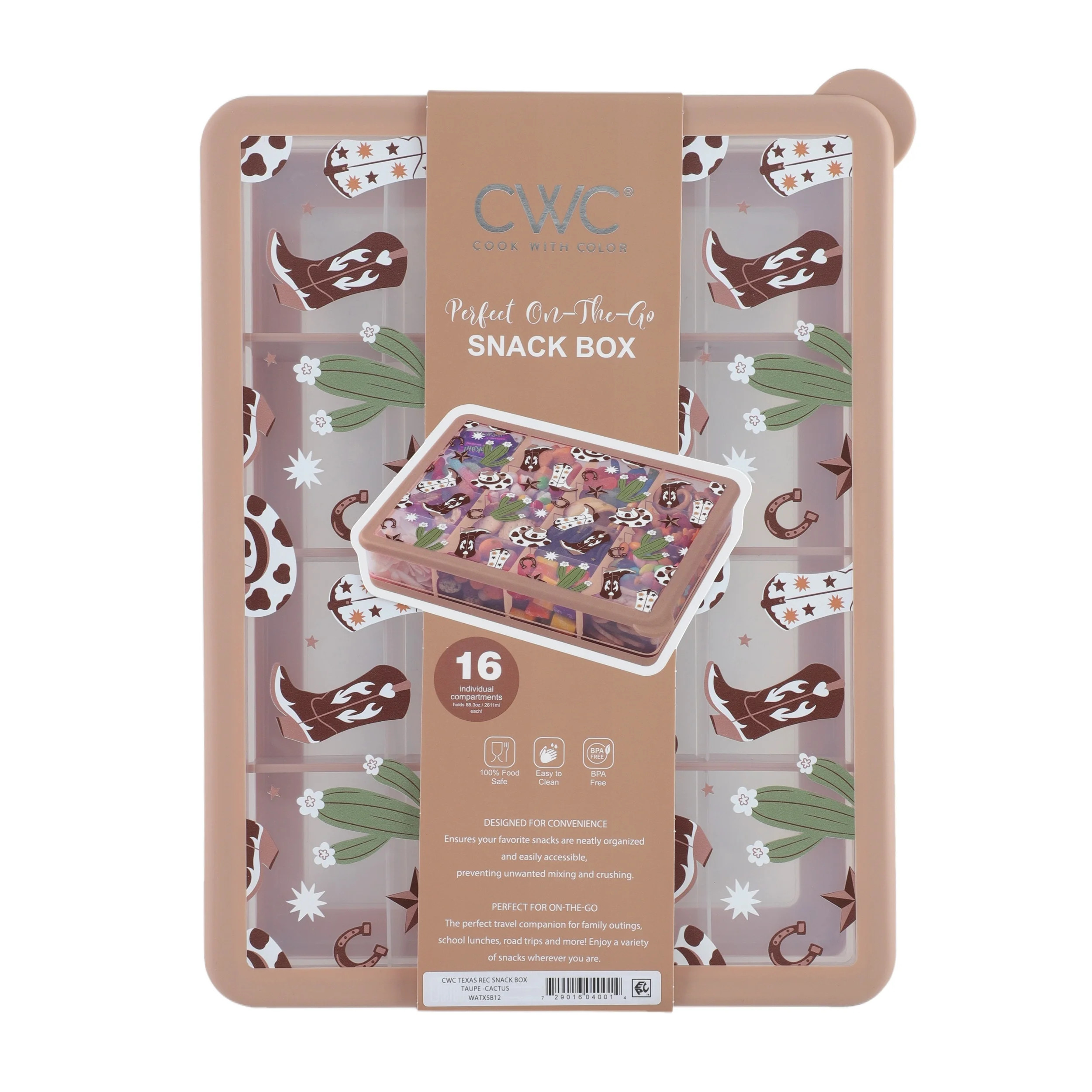 CWC TEXAS REC SNACK BOX TAUPE 3 | Walmart (US)