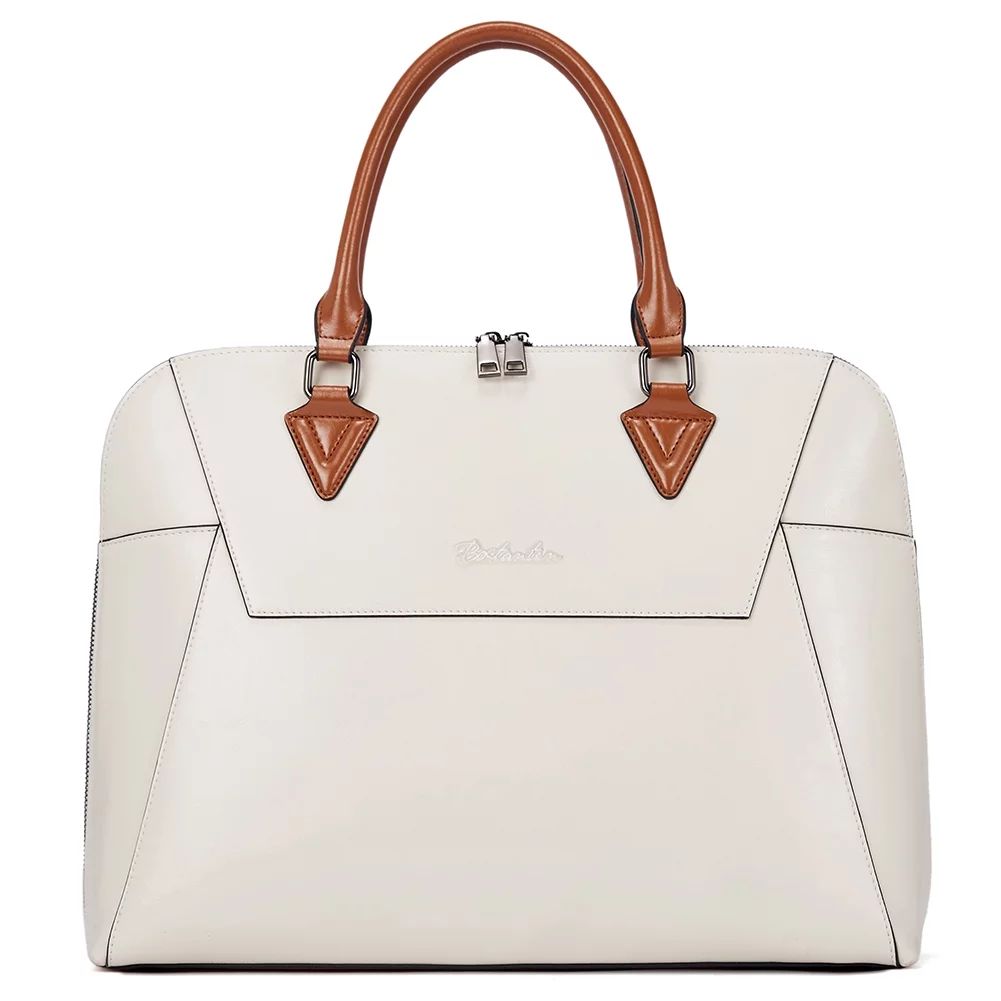 BOSTANTEN Briefcase for Women Leather 15.6 inch Laptop Shoulder Bag Office Work Crossbody Handbag | Walmart (US)