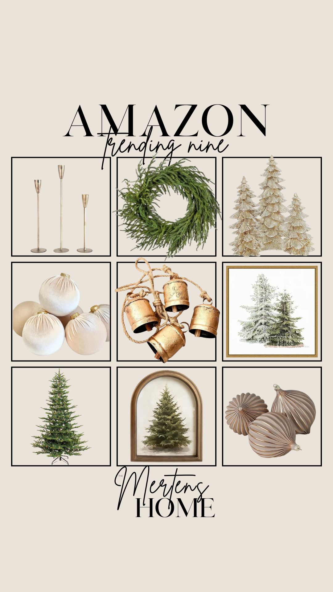 Amazon Christmas trending nine—top picks that bring cozy Christmas vibes to every corner 🎄✨ Comment TRENDING or shop below in the comments 🔗👇🏻 

 #LTKHoliday #LTKHome