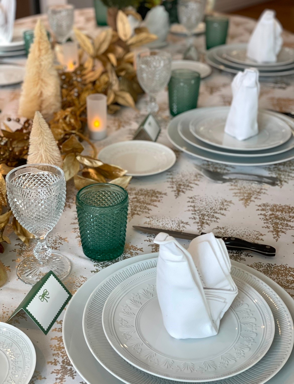 Vista Alegre Ornament Collection and Bicos glasses collection plus the Vista Alegre Swan look very festive on this table. White is always right for any season! 

#LTKHoliday #LTKHome #LTKSeasonal