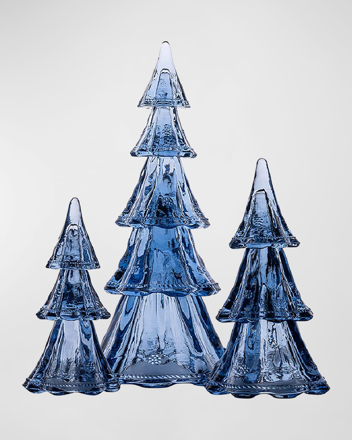 Berry and Thread 9-Inch Blue Tree 3-Piece Set | Neiman Marcus