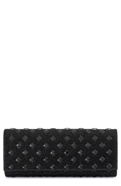 Olga Berg Bridget Crystal Clutch in Black at Nordstrom | Nordstrom