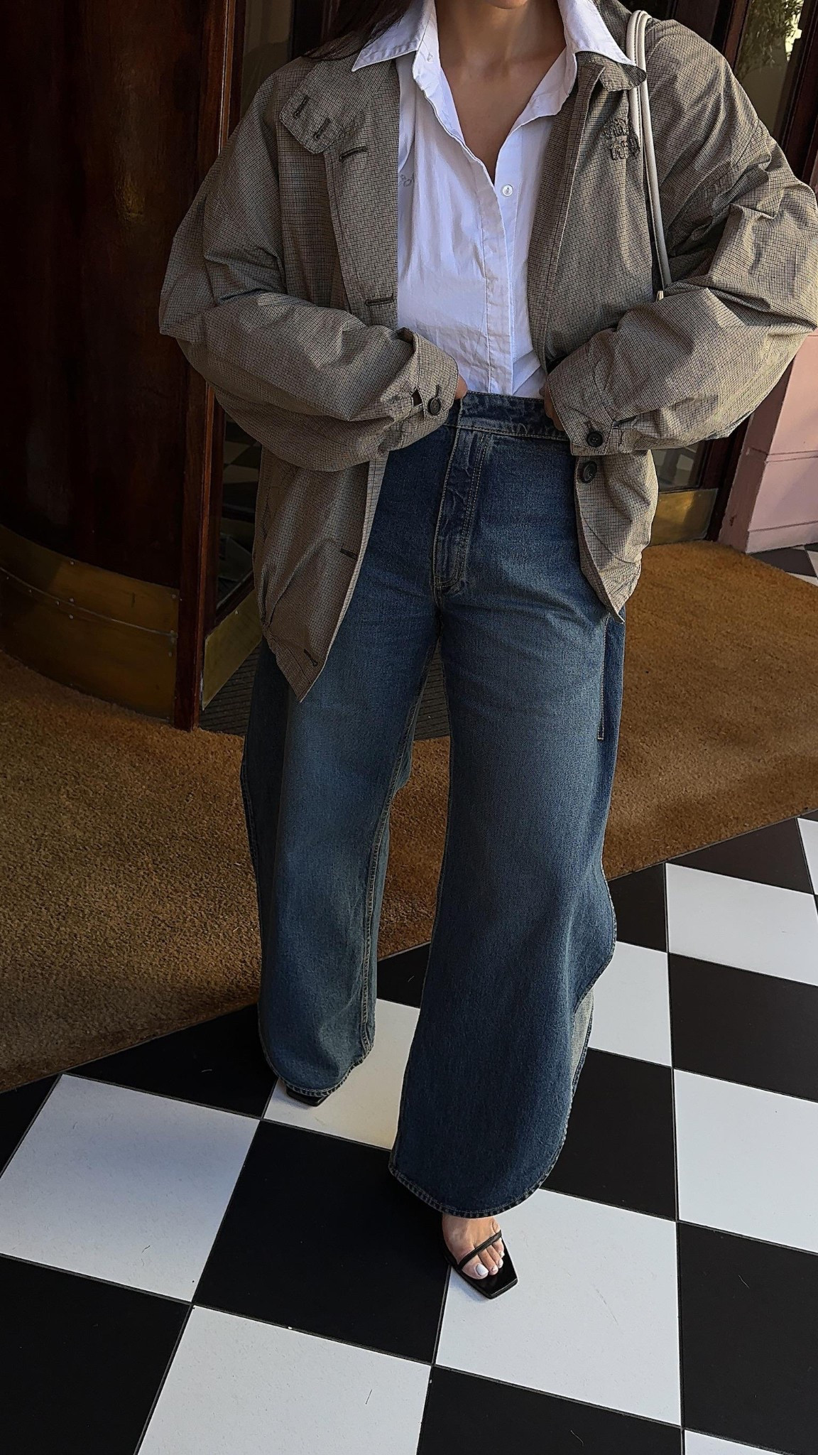 Nanushka heels and Rowen Rose shirt 🖤 linked similar! 

#LTKsummer #LTKluxury