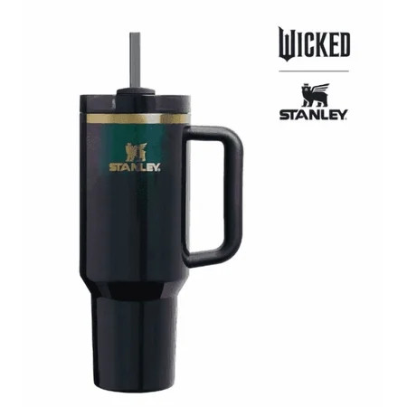 Stanley x Wicked 40 oz Stainless Steel H2.0 Flowstate Quencher Tumbler - Elphaba for Good! | Walmart (US)