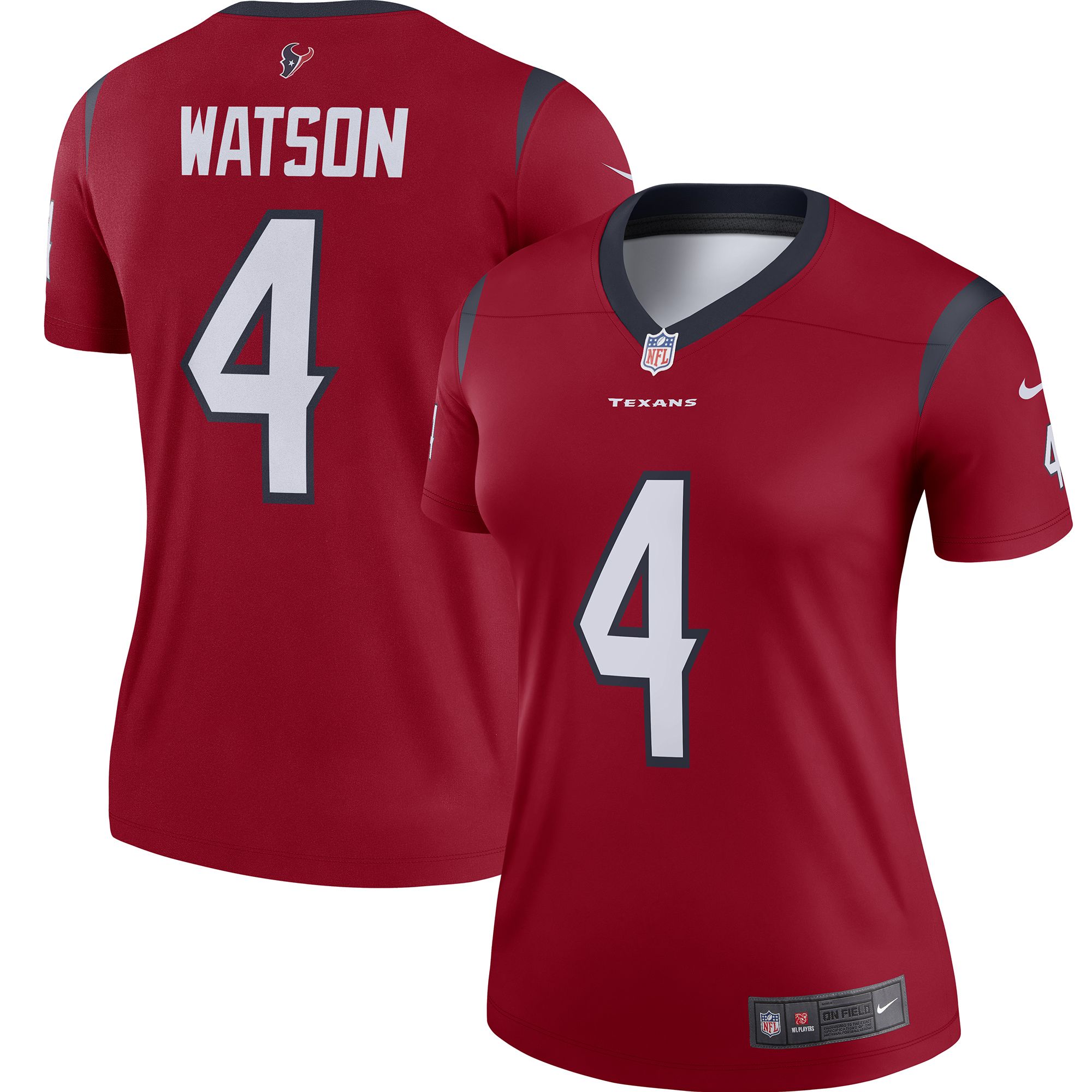 Deshaun Watson Houston Texans Nike Women's Legend Player Jersey - Red | Fanatics