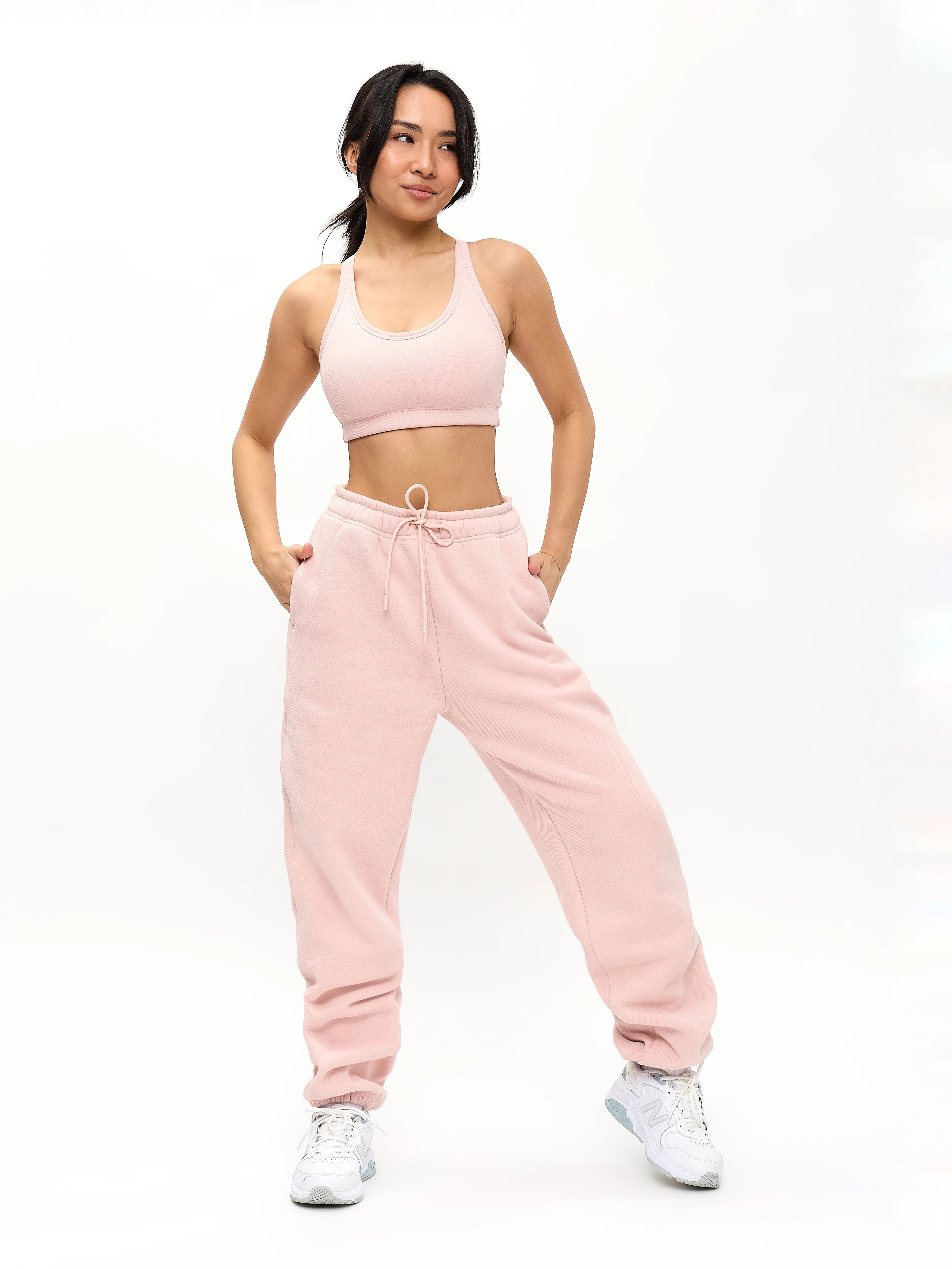 Plush Fleece Jogger - Strawberry Milk XXXL | Buffbunny
