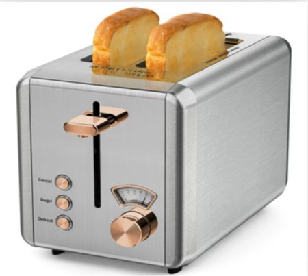 WHALL 2 Slice Toaster - Stainless Steel Toaster with Wide Slot, 6 Shade Settings, Bagel Function, Removable Crumb Tray Now $32.49
(You save $107.50 - was $139.99)

#LTKwedding #LTKfindsunder50 #LTKsalealert