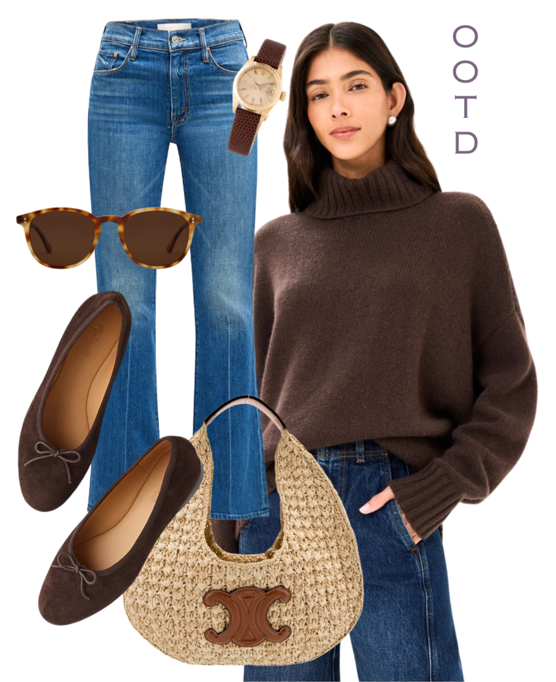 Nothing beats a soft chunky sweater. Madewell ballet flats & upcycled accessories from The Real Real. 

#LTKStyleTip #LTKSeasonal #LTKxMadewell