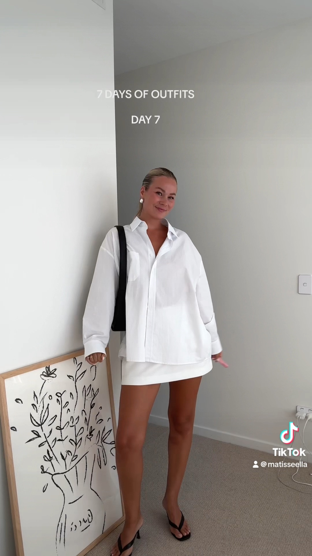 White Skirt + White Shirt Combo 🤌🏽