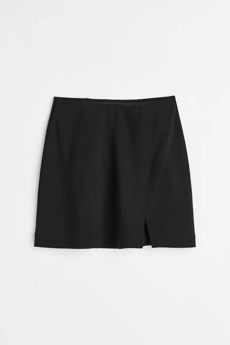 Short Wrap-front Skirt | H&M (US + CA)