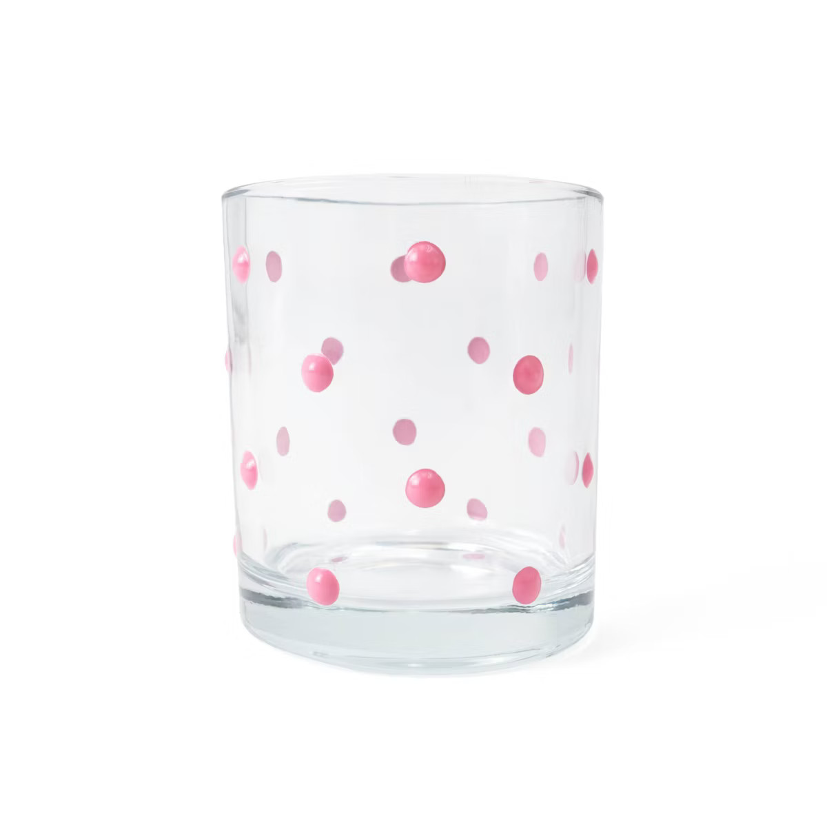 10.27 fl oz Glass Drinkware Pink Dots - Bullseye's Playground™ | Target