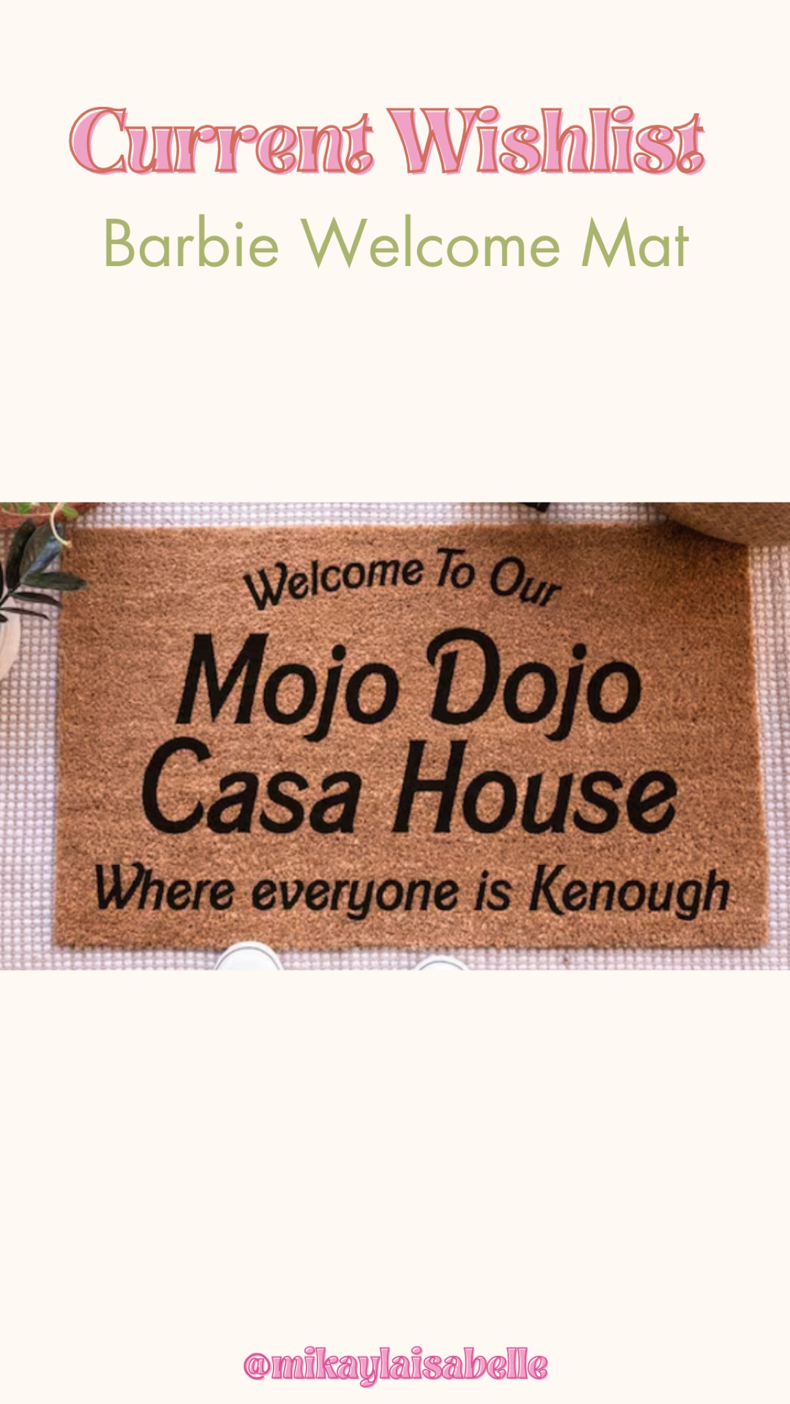 Mojo Dojo Casa House Doormat, Welcome To Mojo Dojo Casa House Mat