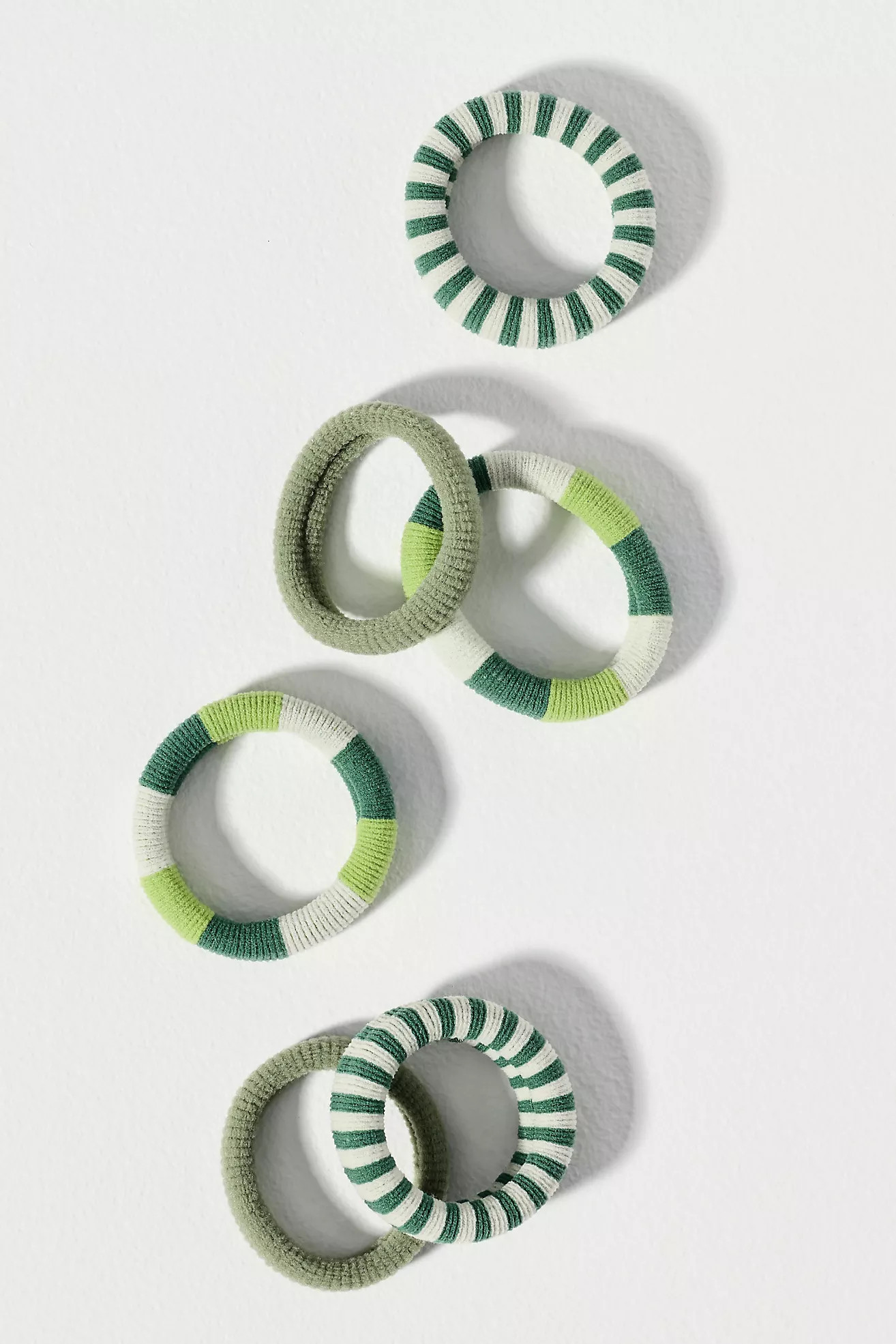Striped Hair Ties, Set of 6 | Anthropologie (US)