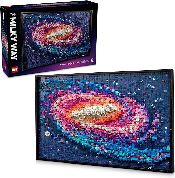LEGO Art The Milky Way Galaxy Building Set - Space Decor DIY Kits for Adults for Bedroom Wall, Ag... | Amazon (US)