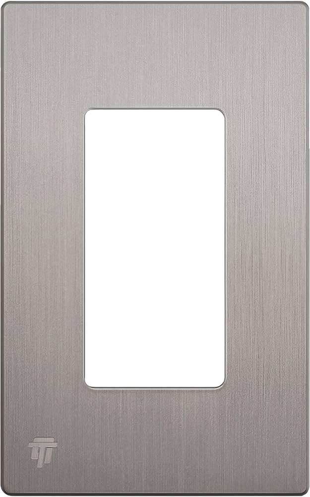 ENERLITES Elite Series Screwless Decorator Wall Plate Child Safe Outlet Cover, Gloss Finish, Size... | Amazon (US)