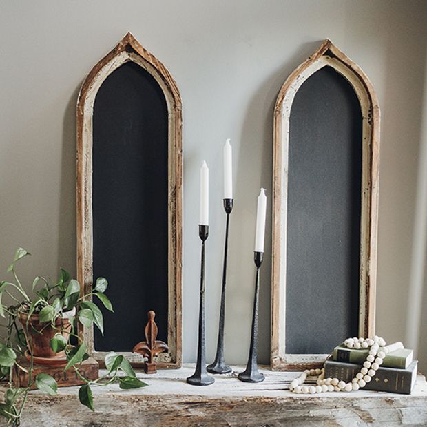 Rustic Chalkboard Arches Set of 2 | Antique Farm House